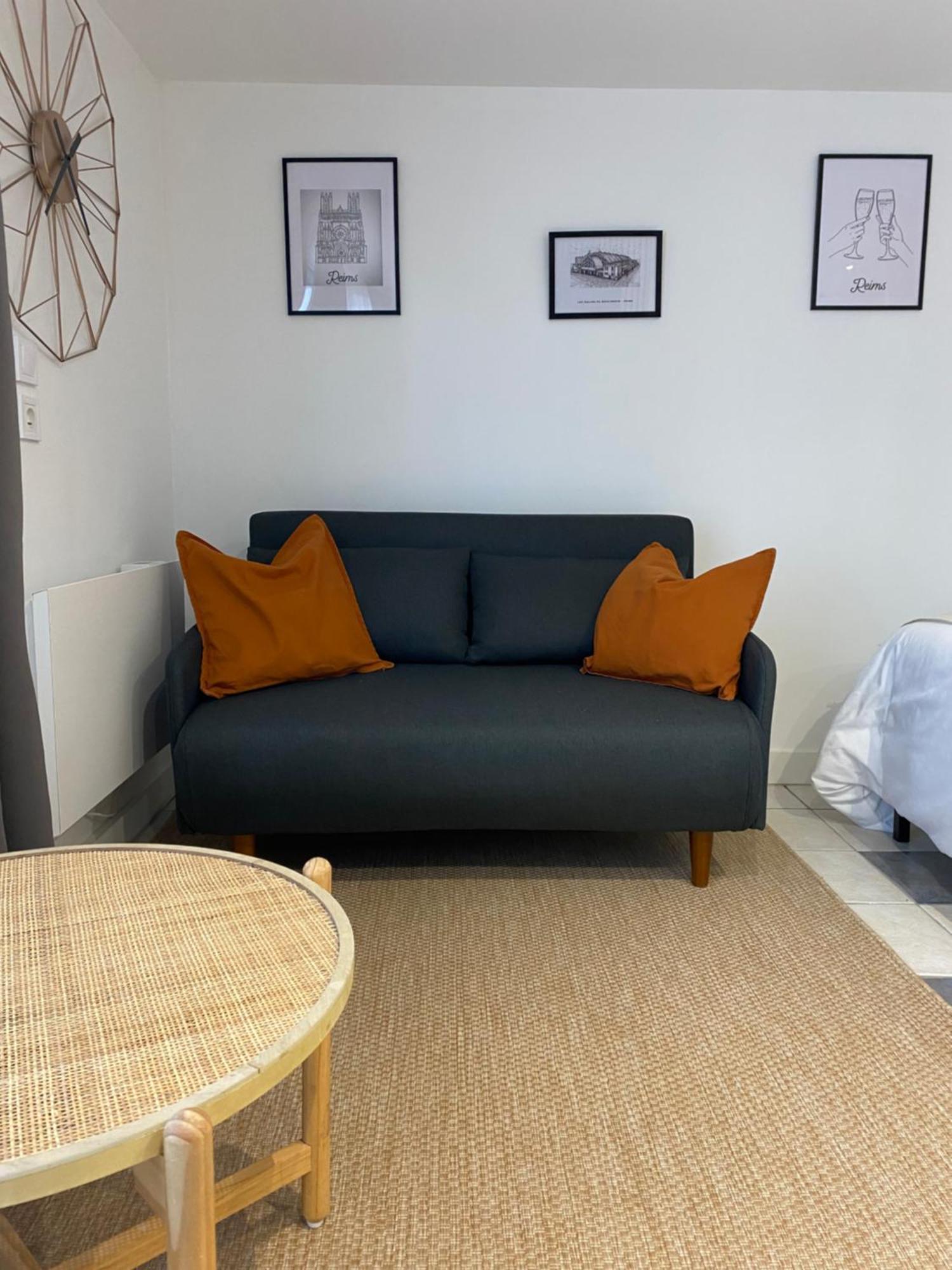 Appart Studio Rdc De Maison Avec Exterieur Proche Reims Tinqueux Exteriér fotografie